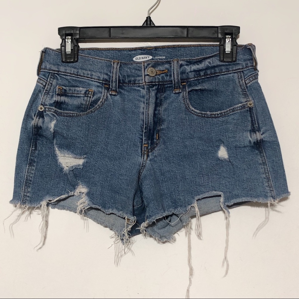 Old Navy Distressed Boyfriend Shorts